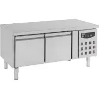 CombiSteel Koelwerkbank - Laag Model - 157L - 2 Deuren 1/1 GN - +2°C/+8°C - Geforceerd - 0.34kW - 1360x700x650mm