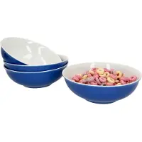Ritzenhoff & Breker Set van 4 kommen 18cm indigo blauw Doppio - Ritzenhoff 64216