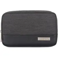 Canvas Artisan Luxe Pennen Etui - Pennenzak Voor Kinderen en Volwassenen - Schooletui voor Jongens en Meisjes - Donkergrijs / Zwart