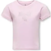 ONLY Kmgkira T-shirts Dames Paars 104