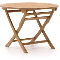 Bellagio + 10% kassakorting | Sunyard Preston klaptafel ø 100cm (h:75cm)