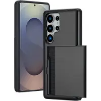 IMoshion Backcover met pasjeshouder voor de Samsung Galaxy S25 Ultra - Zwart