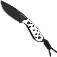 Kizer Cutlery Buddy 1081A3 Black Nitro-V, White G10, vaststaand mes, Maksim Epifantsev design