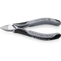 Knipex Elektronica-Zijsnijtangen ESD | 130 mm Lengte | Doorgestoken Scharnier | Meer-Componentengrepen - 77 42 130 ESD
