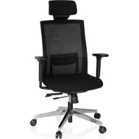 Hjh OFFICE CAPTIVA - Professionele directiestoel Zwart