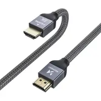 Wozinsky - HDMI - 2.1 kabel 8K - 60 - Hz - 48 - Gbps / 4K - 120 - Hz / 2K - 144 - Hz - 1 - m - zilver - (WHDMI-10)