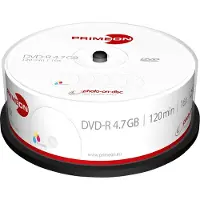 Primeon 2761205 DVD-R disc 4.7 GB 25 stuk(s) Spindel Bedrukbaar