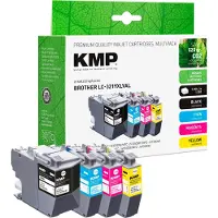 KMP AG Inktcartridge vervangt Brother LC-3219XLBK, LC-3219XLC, LC-3219XLM, LC-3219XLY Compatibel Combipack Zwart, Cyaan, Magenta, Geel B58VX 1537,4005