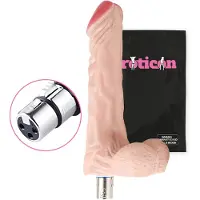 Eroticon Dildo Opzetstuk 16,5cm Wit voor de Sex Machine
