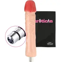Eroticon Dildo Opzetstuk 24,5cm Wit voor Neukmachine