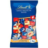 Lindt Napolitains chocolade - minis met 6 smaken - 1000 gram