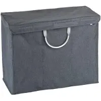 kela Wasmand Kela Palma met Sorteermogelijkheid Graniet Grijs 150 L