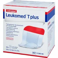 Leukomed Transparant wondverband T plus 7.2 x 5cm 50 stuks