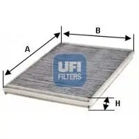 Ufi 54.225.00 Interieurfilter