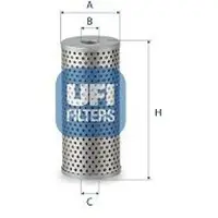 Ufi 25.664.00 Oliefilter