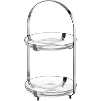Leonardo Etagère Cucina Zilver 2-Laags
