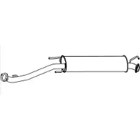 VEGAZ TS-548 Uitlaat middendemper