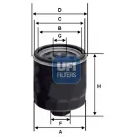 Ufi 24.154.00 Brandstoffilter