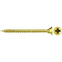 Fischer 551271 Spaanplaatschroeven 6 mm 60 mm Kruiskop Pozidriv Staal Galvanisch verzinkt 200 stuk(s)