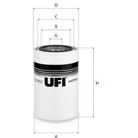 Ufi 80.017.00 Oliefilter