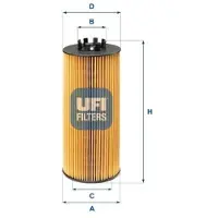 Ufi 25.236.00 Oliefilter