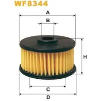 WIX FILTERS WF8344 Brandstoffilter