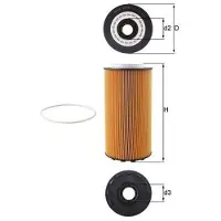 MAHLE ORIGINAL OX 1293D Oliefilter