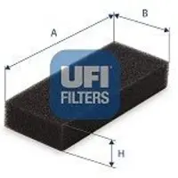 Ufi 53.494.00 Interieurfilter