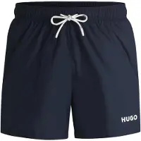 HUGO Zwemshorts 'Haiti' navy / wit