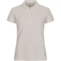 Clique Basic Polo Women Dames Steengrijs maat XXL dames