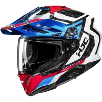 HJC RPHA 60 Dakar Wit Rood Blauw Adventure Motorhelm Maat XS