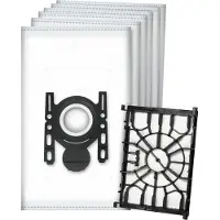 DParts 10x G-ALL stofzuigerzakken en 1 motorfilter geschikt voor Siemens Synchropower - stofzuigzakken en filter - stofzuigerfilter - nr. 00579421 - VZ41FGALL - BBZ41FGALL