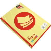 Quantore Kopieerpapier Fastprint Geel A4 80gr