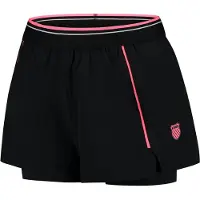 K-swiss Tennisbroek Women Hypercourt Shorts 7 Black Pink-S