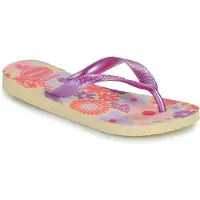 Havaianas Kids Flores Slippers paars Rubber Maat 29/30