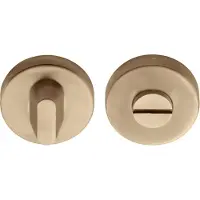 Formani Basics LBWC50D-ZI toiletsluiting zonder indicatie ø52x10mm - PVD licht brons