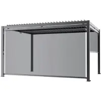 Central Park Rolgordijnen Voor Pergola Riaci 300x390cm - 2 Stuks