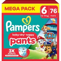 Pampers - Baby-Dry Pants - Paw Patrol-editie - Maat 6 (14kg-19kg) - 76 Luiers - Mega Pack