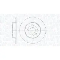 MAGNETI MARELLI 361302040311 Remschijf