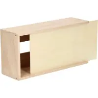 Playwood houten tissuebox knutselset - creatieve decoratie voor kinderen.