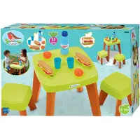 Ecoiffier Jeu d'imitation Table pique-nique avec 2 tabourets 38 cm