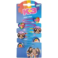 Totum K3 haarspeldjes 6 haarclips haarspeldjes - kinder haaraccessoire kids beauty 6 stuks Studio 100