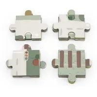 Trixie houten straatpuzzel - speelgoedpuzzel met accessoires voor kinderen