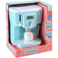 Playgo Play speelgoed koffiemachine blauw deluxe - koffiezetapparaat voor kinderen.