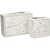 Wins Holland kleur je eigen dinokoffertjes, set van 2