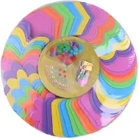 Edco Creative Kids Knutselset 783 Delig - Craft Set voor Kinderen - Bastelset met Foam Figuren, Stickers en Decoraties - Knutselmateriaal Set