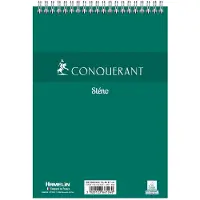 Conquerant 100102625 schrijfblok & schrift A5 180 vel Groen