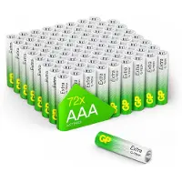 GP Extra Alkaline AAA batterijen - 72 stuks batterijen AAA (Micro/ LR03) - Batterij AAA met nieuwe G-TECH Technologie