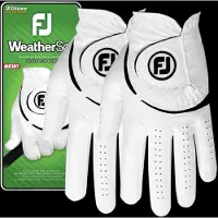 Footjoy Weathersof dames golf handschoen Links Wit (2 stuks) 2025