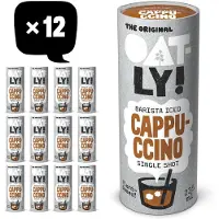 Oatly Haver Barista Iced Cappuccino - 12x235ml - Plantaardige ijskoffie - Koffie - Voordeelverpakking